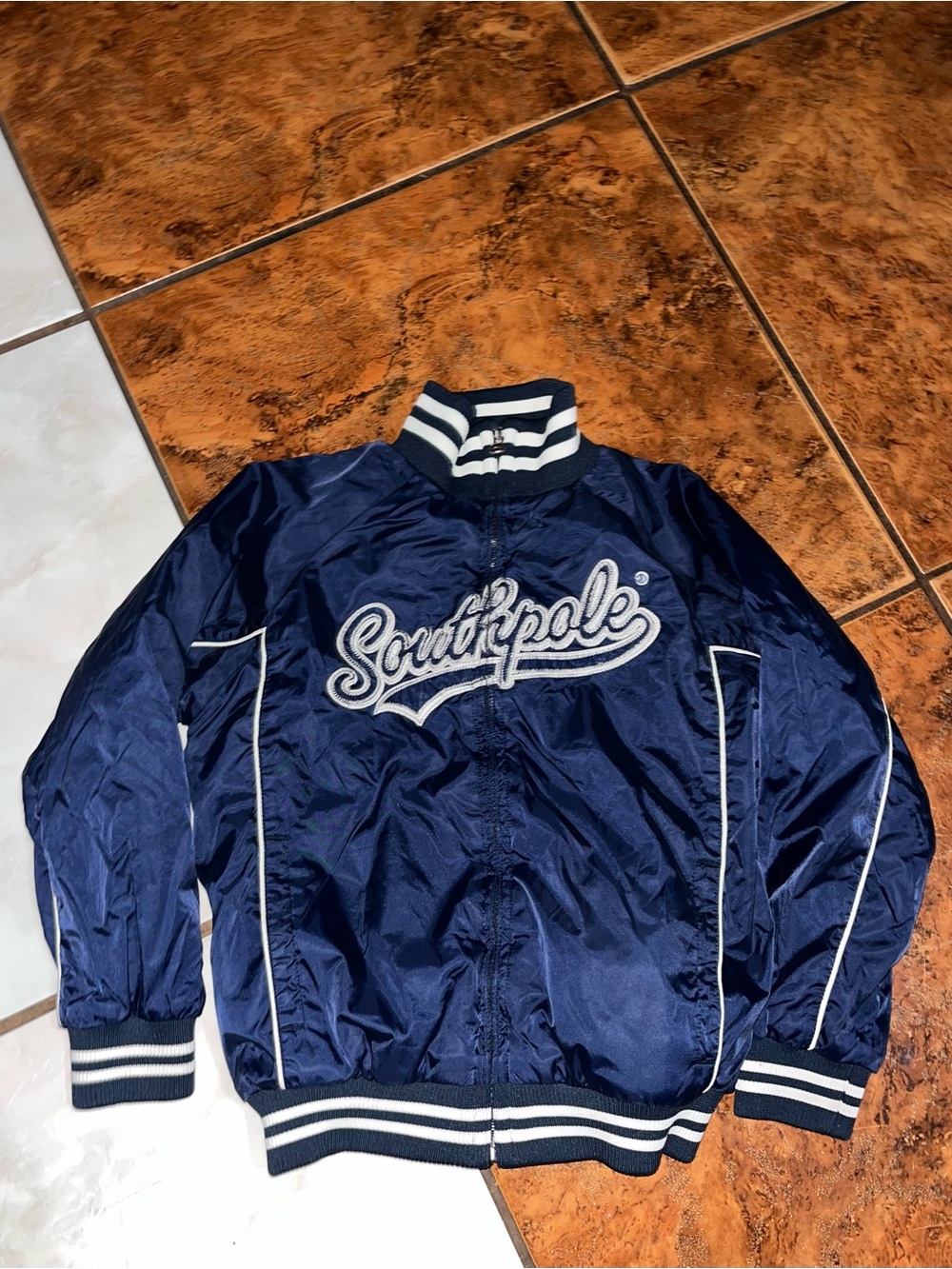 Vintage Southpole Kids Varsity Bomber Jacket